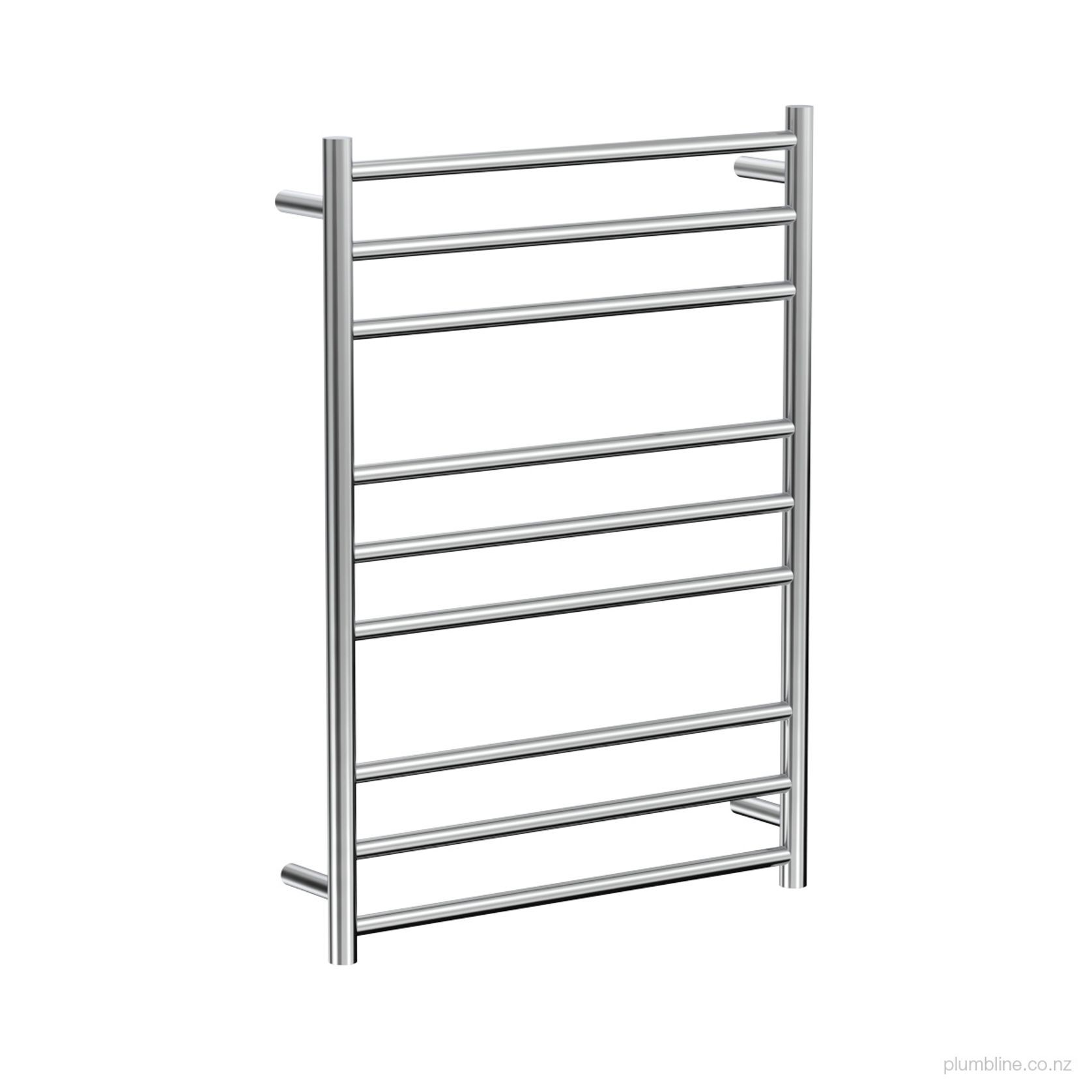 Tube 9 Bar Heated Towel Ladder 90 X 65cm gallery detail image