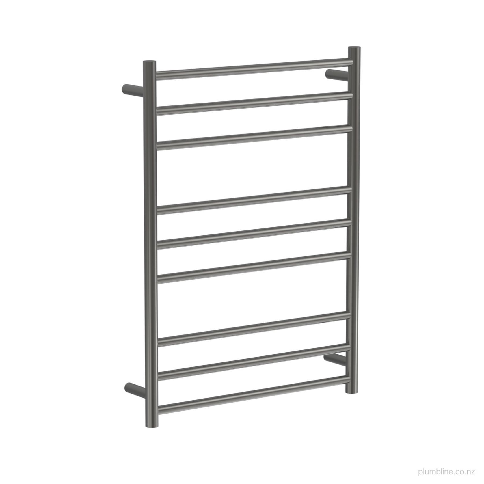 Tube 9 Bar Heated Towel Ladder 90 X 65cm gallery detail image