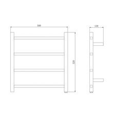 Square Heated Towel Rack gallery detail image