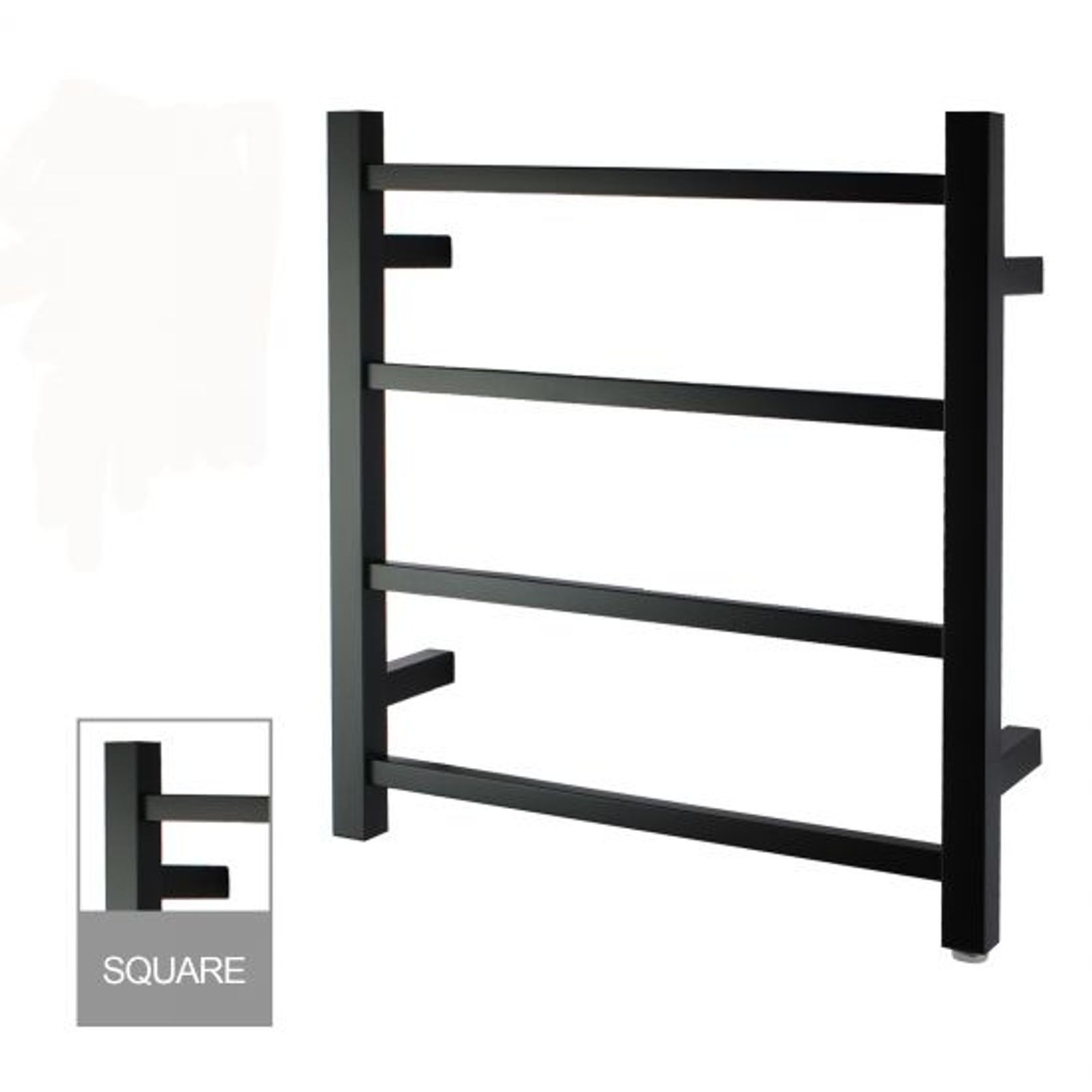 OX04.S.HTR | Heated Towel Rack - Square gallery detail image