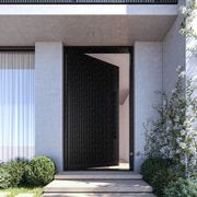 Batten Pivot Entry Door Left - Galvanised FWA50 gallery detail image