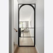 Arch Steel Frame Glass Hinge Doors - Galvanised FPS50 gallery detail image