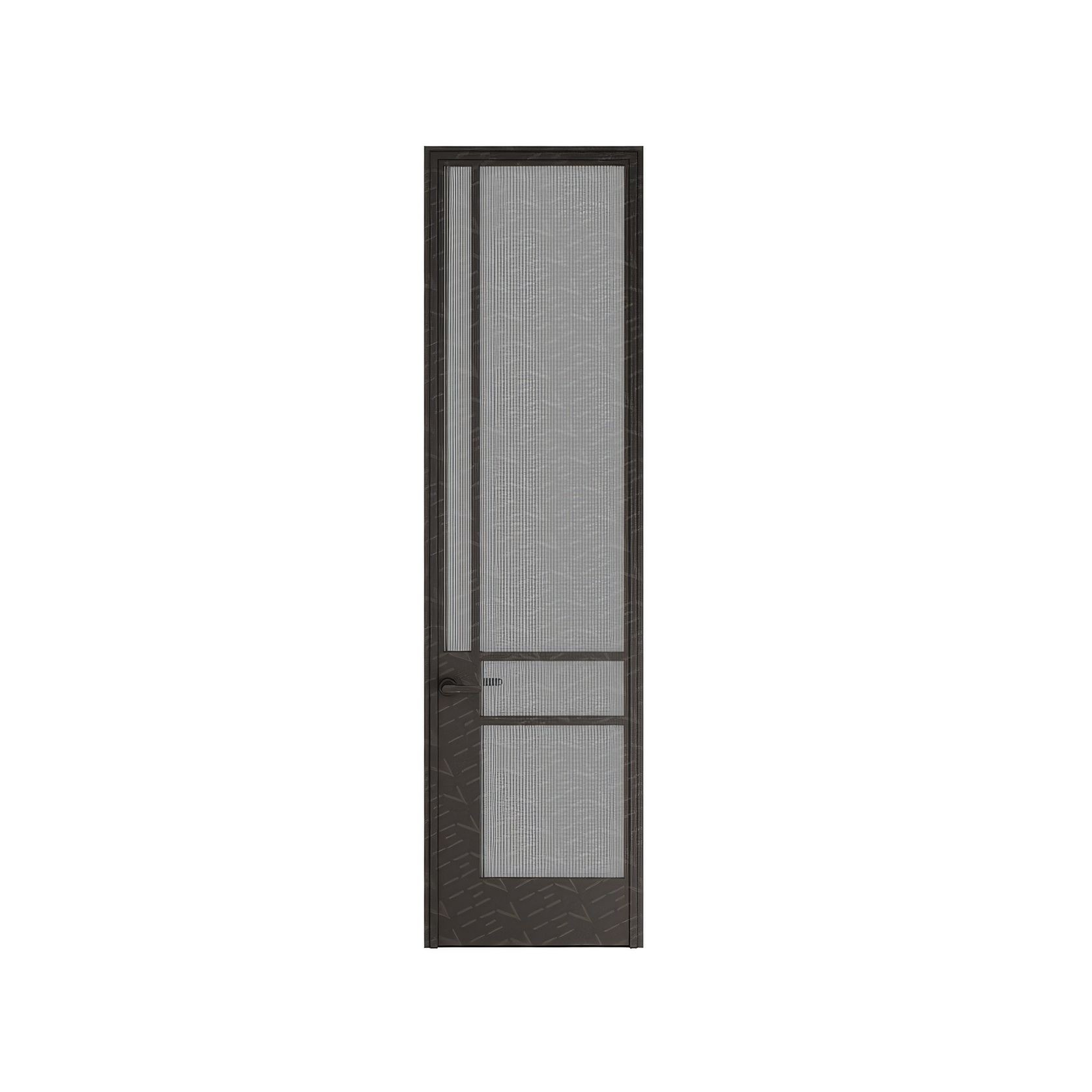Steel Frame Glass Hinge Door External - Galvanised W40 gallery detail image