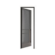 Steel Frame Glass Hinge Door Internal - Galvanised W40 gallery detail image