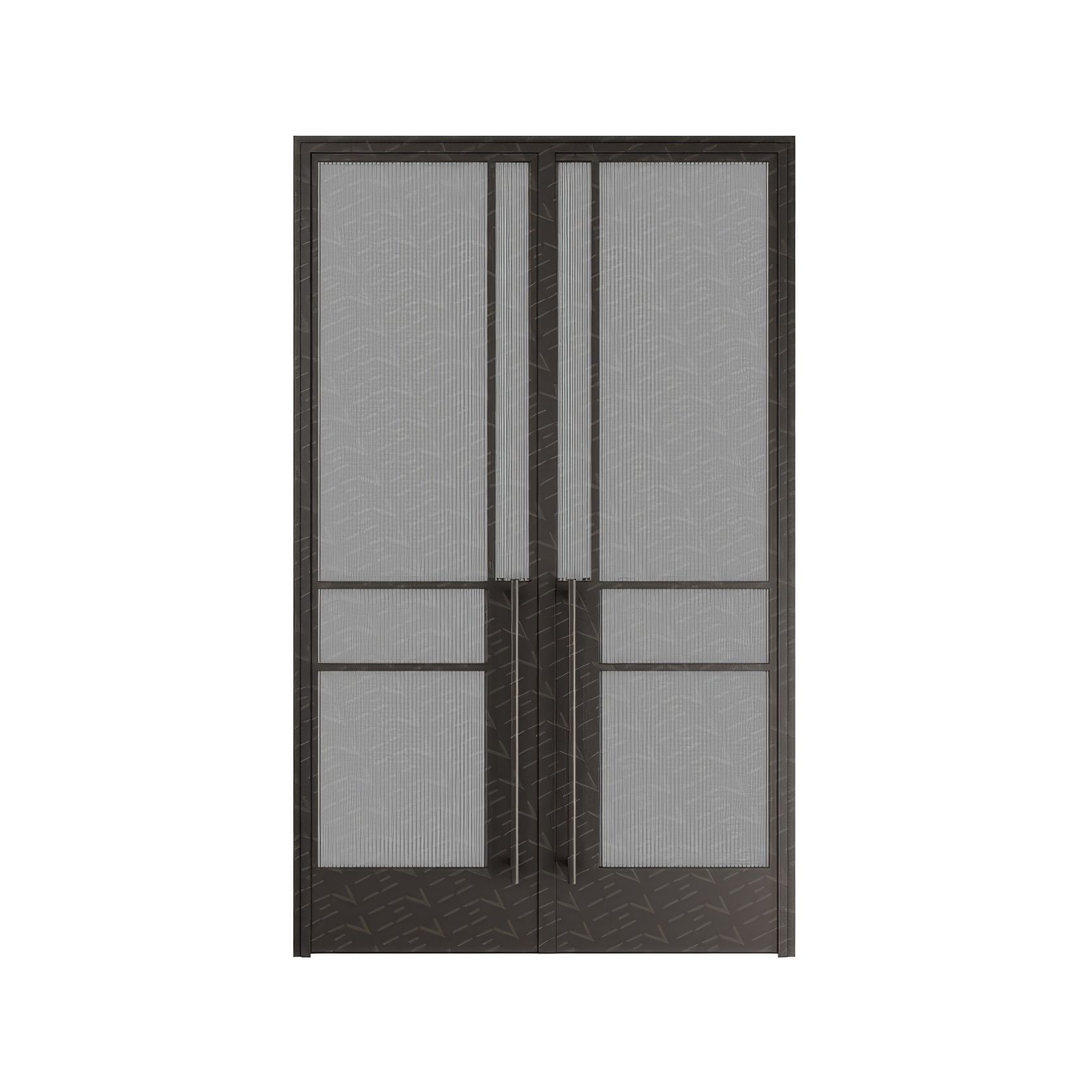 Steel Frame Double Door Internal left - Galvanised W40 gallery detail image