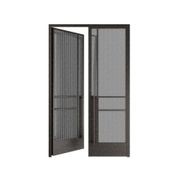 Steel Frame Double Door Internal left - Galvanised W40 gallery detail image