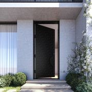 Batten Edge Iron Hinge Door Left Hand– Galvanised gallery detail image