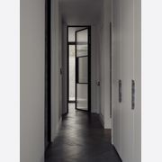 Steel Frame Glass Hinge Doors  - Galvanised FPS50 gallery detail image