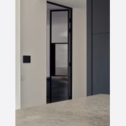 Steel Frame Glass Hinge Doors  - Galvanised FPS50 gallery detail image