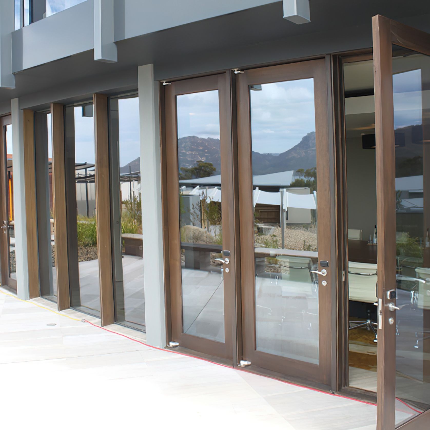 Timber | Hinged Glass Doors gallery detail image