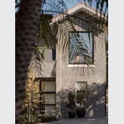 Steel Frame Glass Hinge Doors - Galvanised W40 gallery detail image