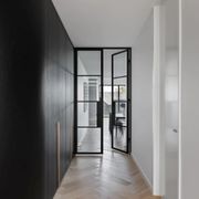 Steel Frame Glass Hinge Doors - Galvanised FPS50 gallery detail image