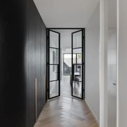 Steel Frame Glass Hinge Doors - Galvanised FPS50 gallery detail image