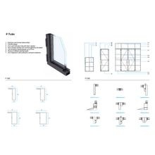 Steel Frame Glass Hinge Doors - Galvanised FPS50 gallery detail image