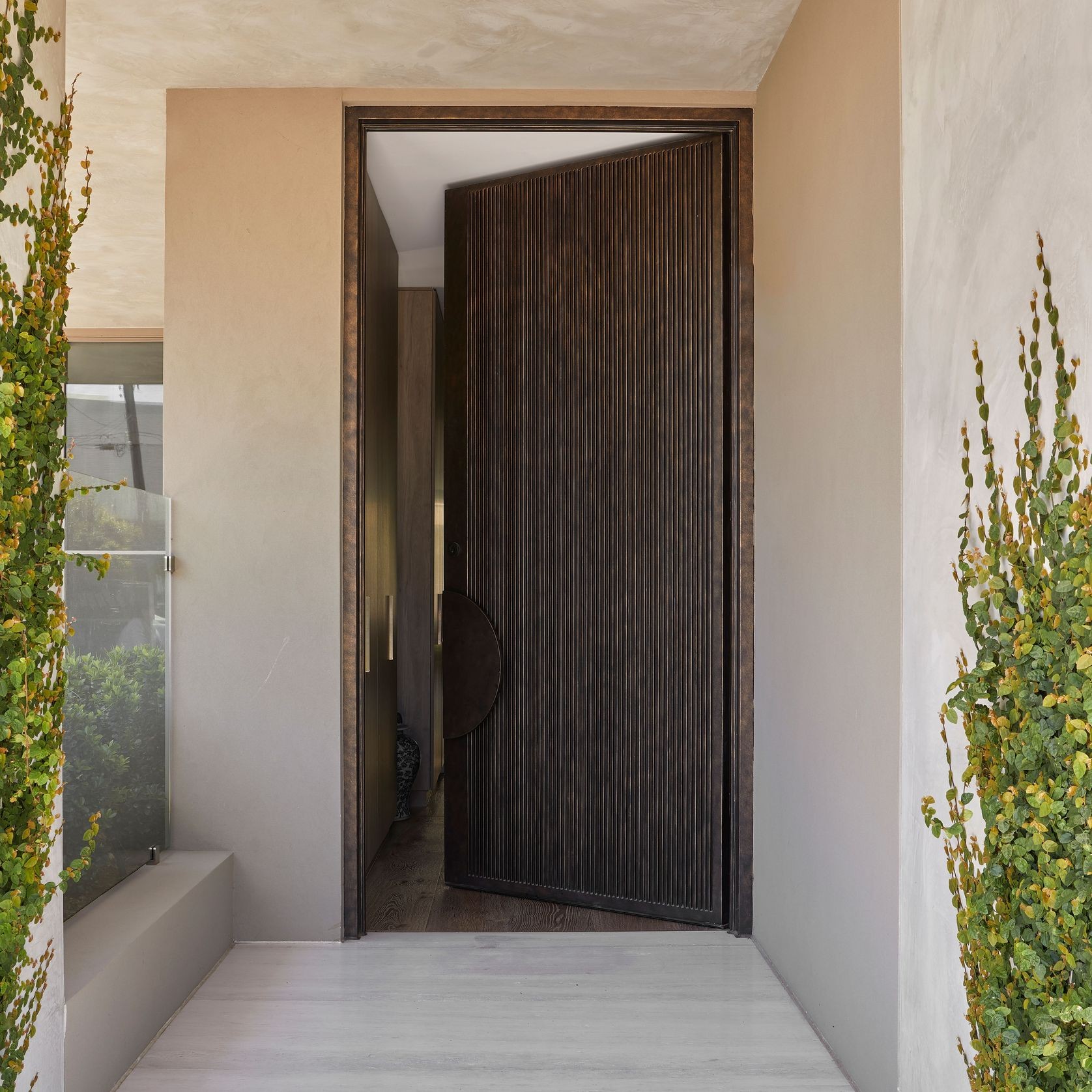 Iron Batten Hinge Entry Doors - Galvanised FWA50 gallery detail image