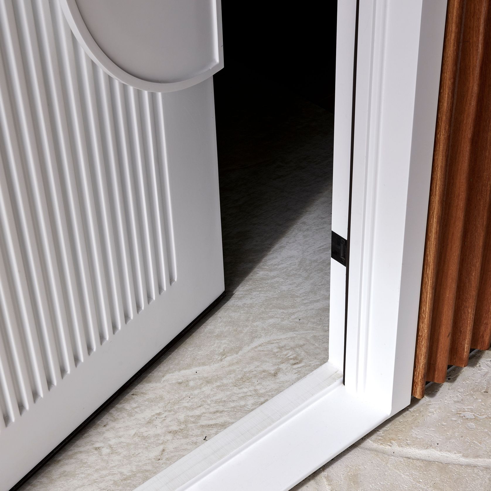 Iron Batten Hinge Entry Doors - Galvanised FWA50 gallery detail image