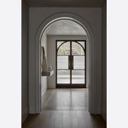 Arch Steel Frame Glass Hinge Doors - Galvanised FPS50 gallery detail image