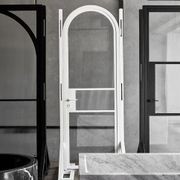 Arch Steel Frame Glass Hinge Doors - Galvanised FPS50 gallery detail image