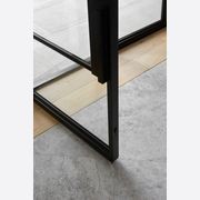 Steel Frame Glass Hinge Doors  - Galvanised FPS50 gallery detail image