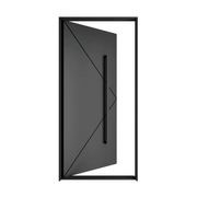 Iron Hinge Entry Doors - Galvanised gallery detail image