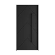 Iron Hinge Entry Doors - Galvanised gallery detail image