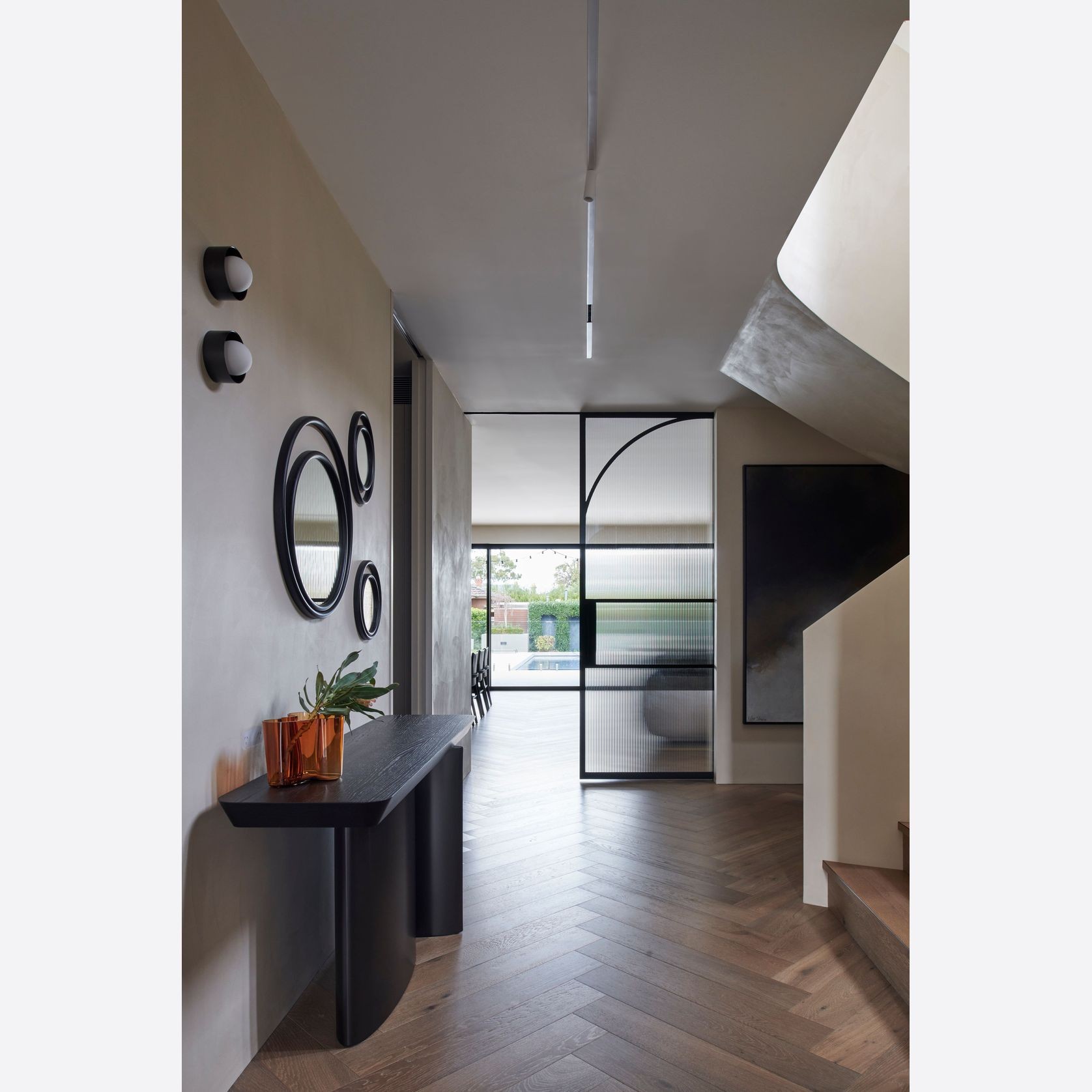 Arch Steel Frame Glass Hinge Doors - Galvanised FPS50 gallery detail image