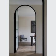 Arch Steel Frame Glass Hinge Doors - Galvanised FPS50 gallery detail image