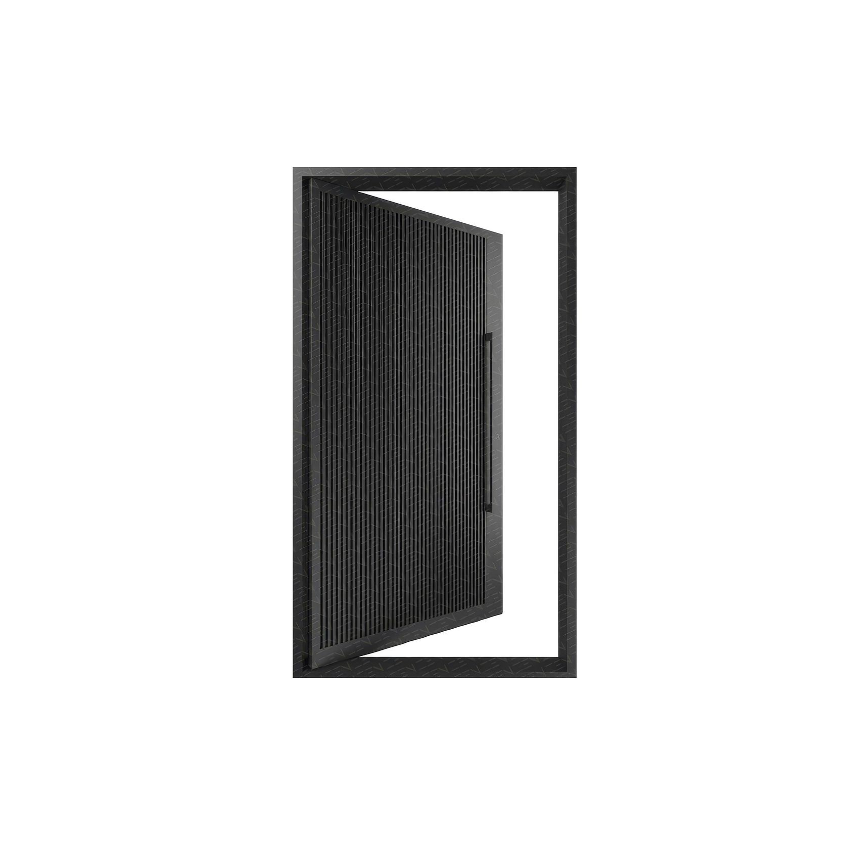 Batten Pivot Entry Door Left - Galvanised FWA50 gallery detail image
