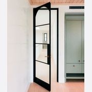 Steel Frame Glass Hinge Doors – Galvanised W20 Profile gallery detail image