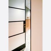 Steel Frame Glass Hinge Doors – Galvanised W20 Profile gallery detail image
