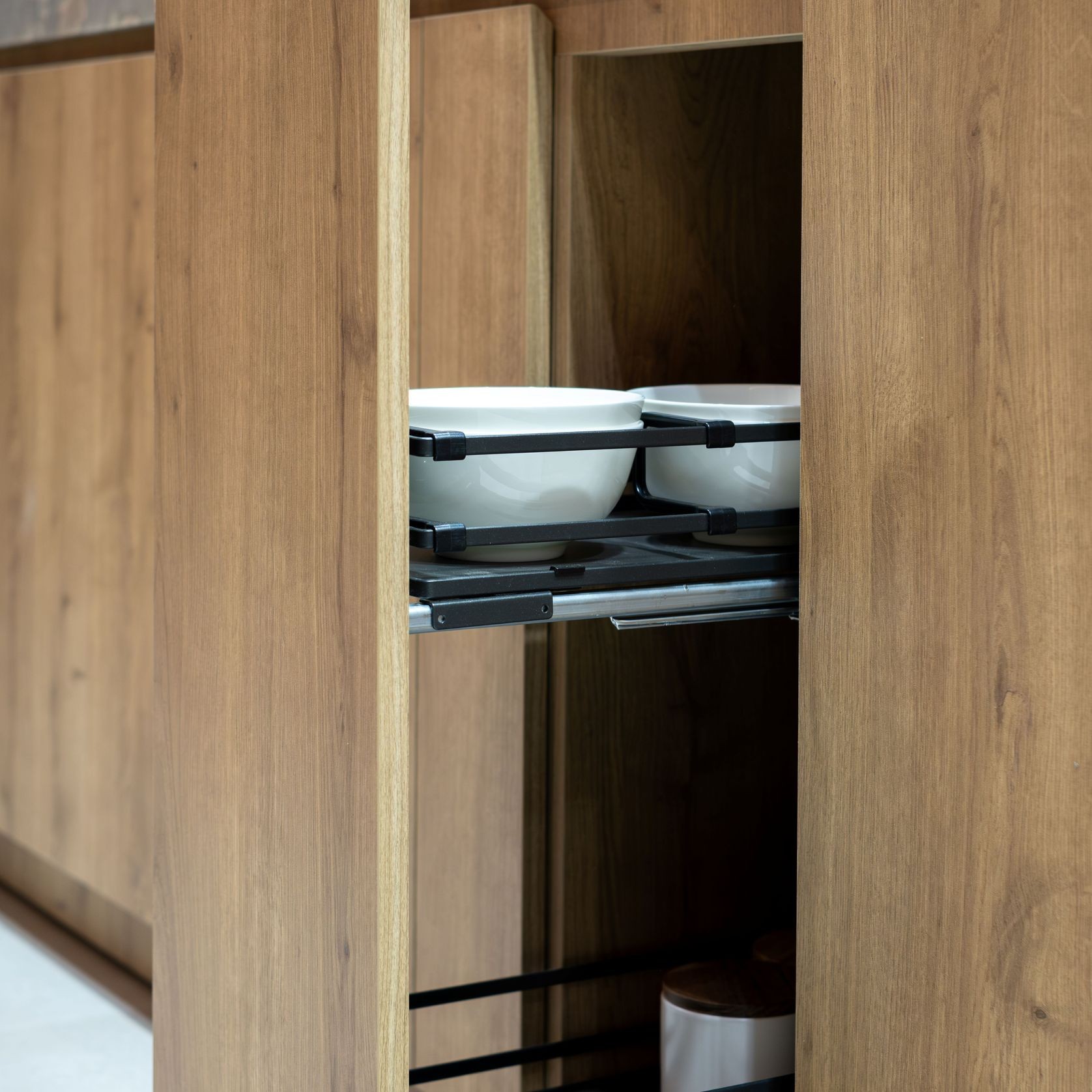 Lario | Narrow under-bench storage gallery detail image