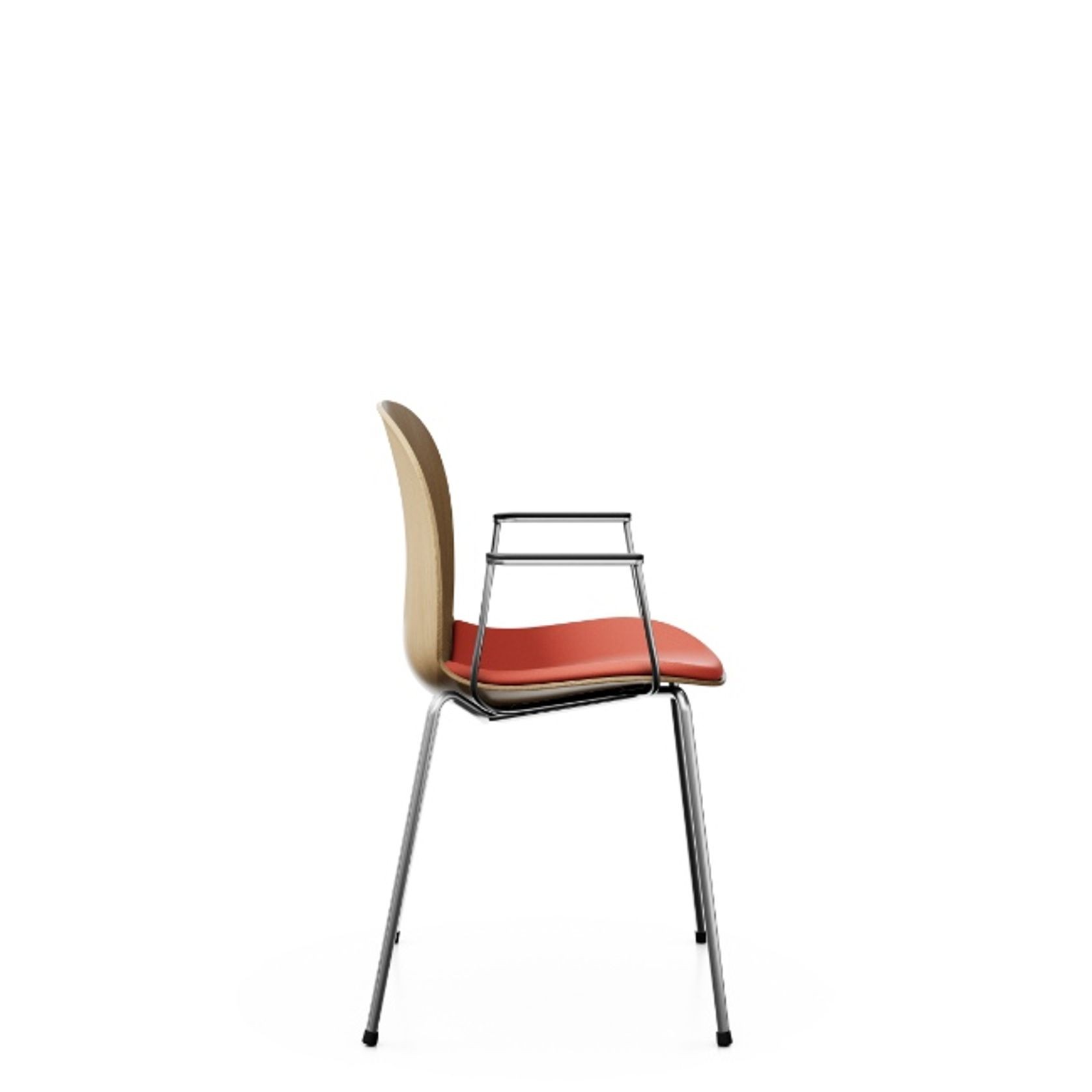 Profim Noor 6055S Veneer Chair With Seat Upholstery gallery detail image