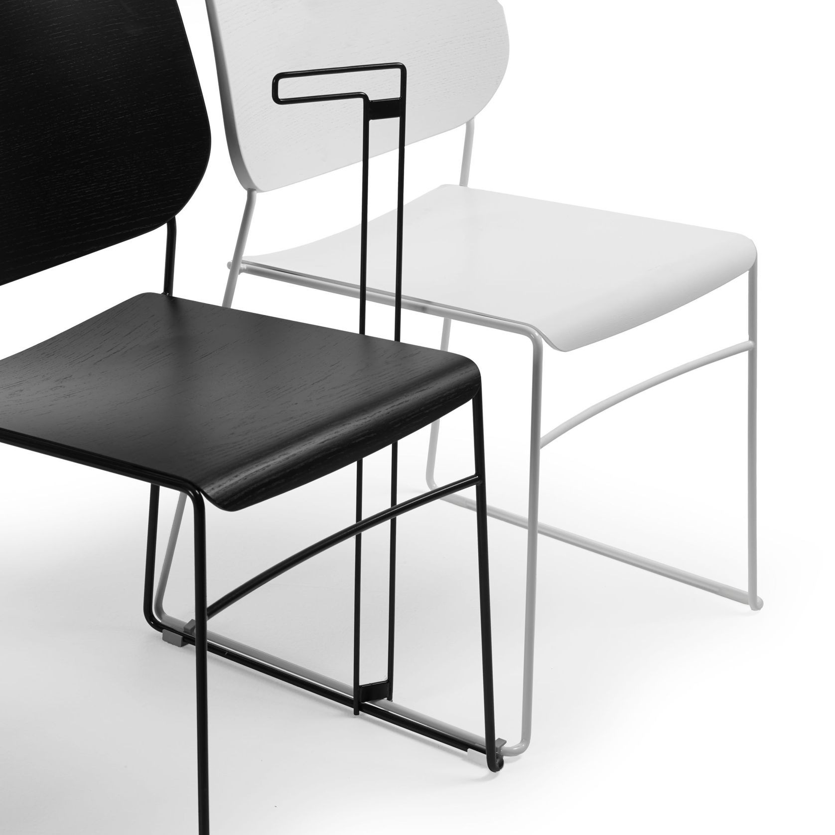 Lite Stackable Chair by Broberg & Ridderstråle gallery detail image