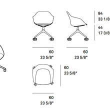 Yonda Meeting Chair with Seat Pad Only gallery detail image