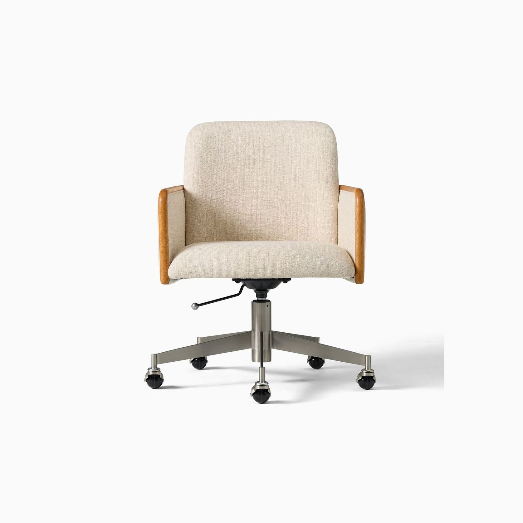 Show Wood Swivel Office Chair gallery detail image