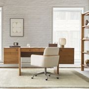Show Wood Swivel Office Chair gallery detail image