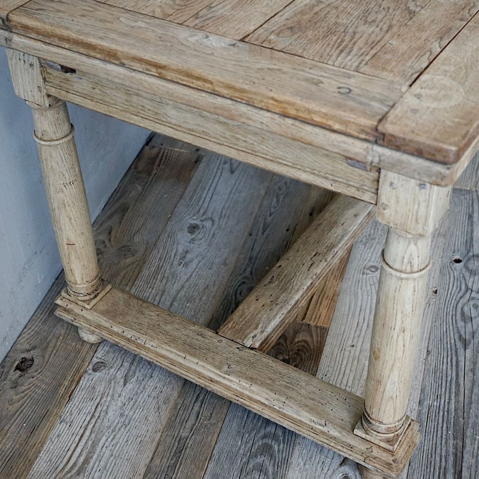 Antique French Oak Dining Table / Desk gallery detail image