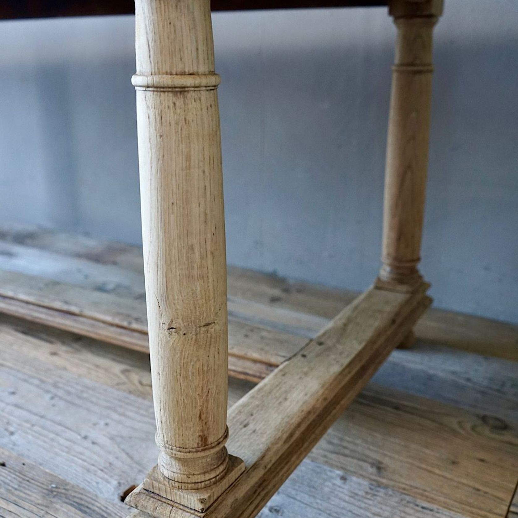 Antique French Oak Dining Table / Desk gallery detail image