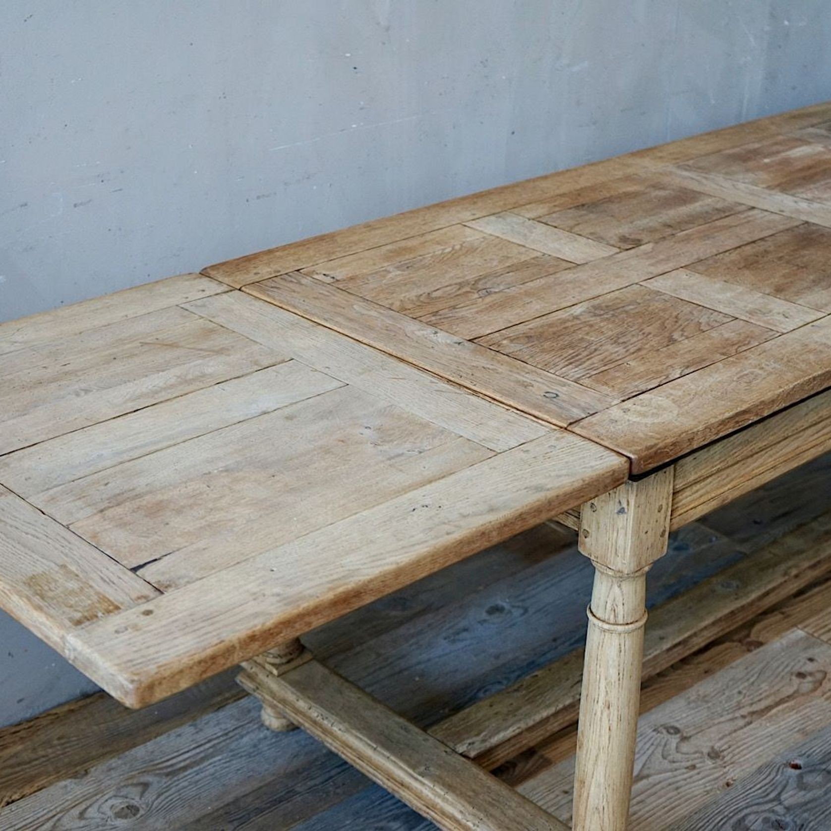 Antique French Oak Dining Table / Desk gallery detail image