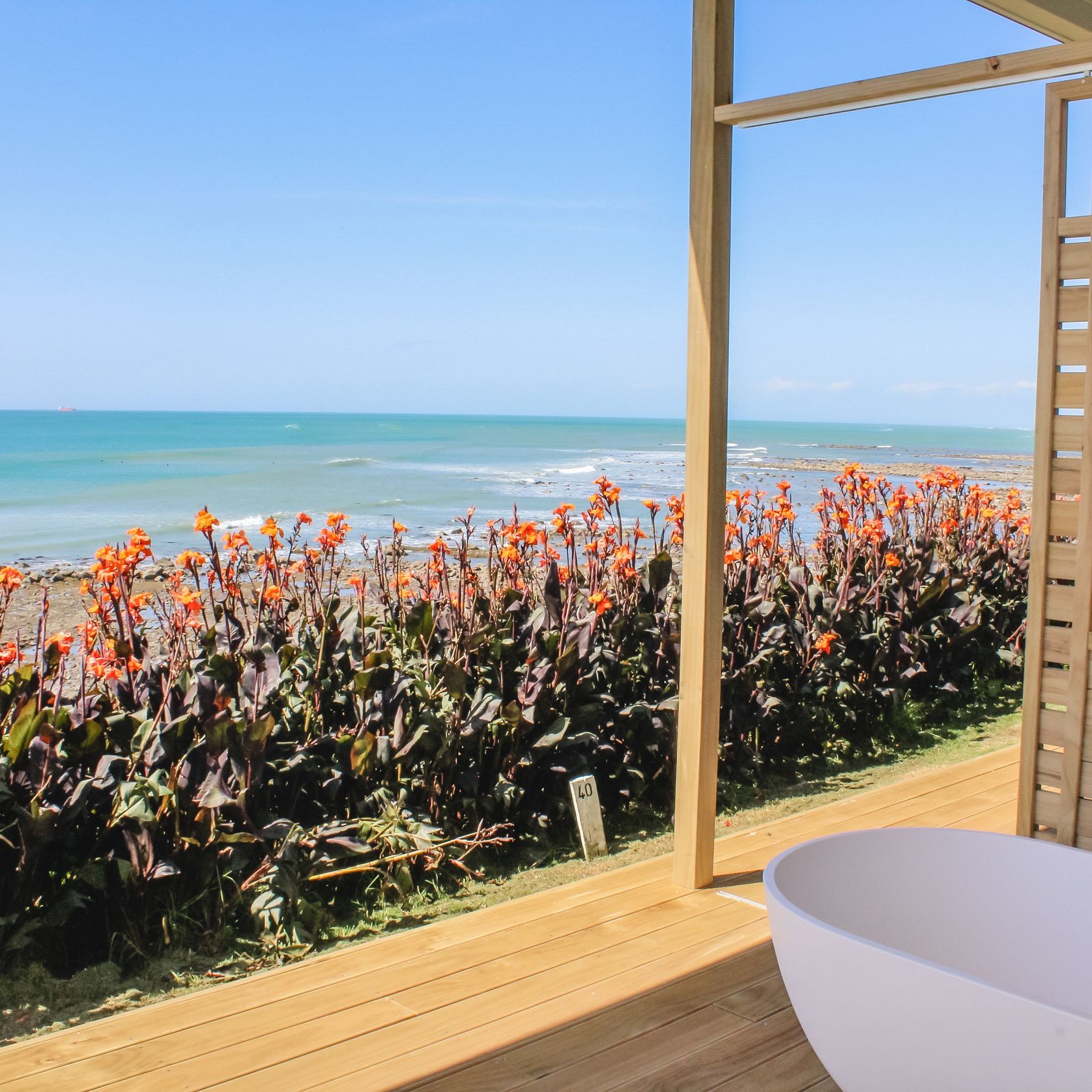 Justina Classic Outdoor Bath 1650mm Extra Wide ST12 gallery detail image