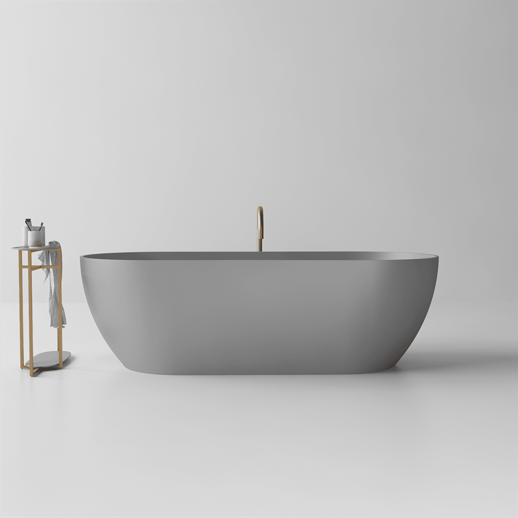 Justina Classic Outdoor Bath 1650mm Extra Wide ST12 gallery detail image