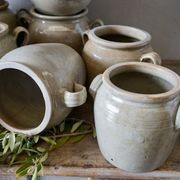 French Antique Stoneware Confit Pots gallery detail image