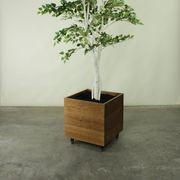 Hardwood Planter Pot with Trees gallery detail image