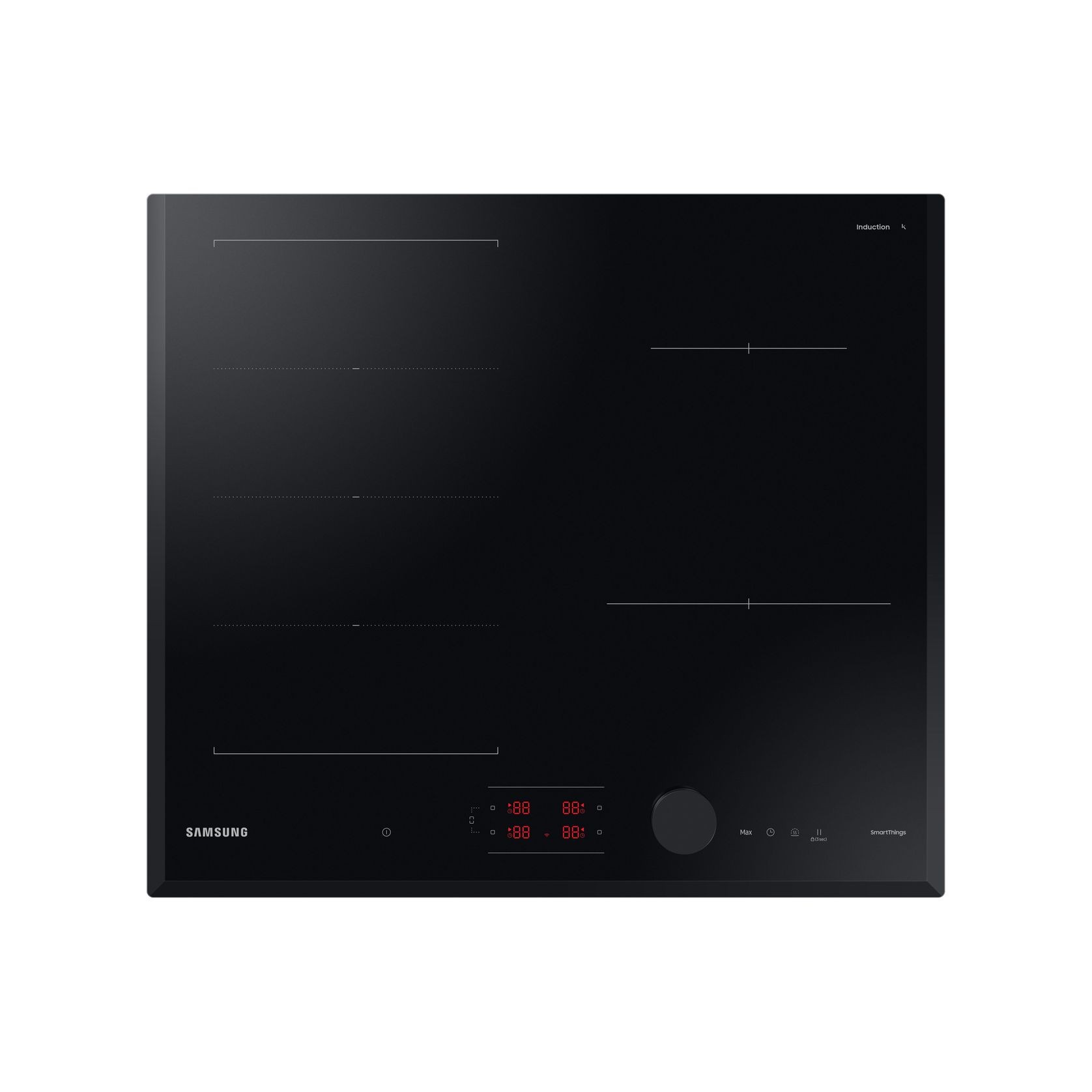 4 Burner Induction Cooktop - Flex Zone Plus gallery detail image