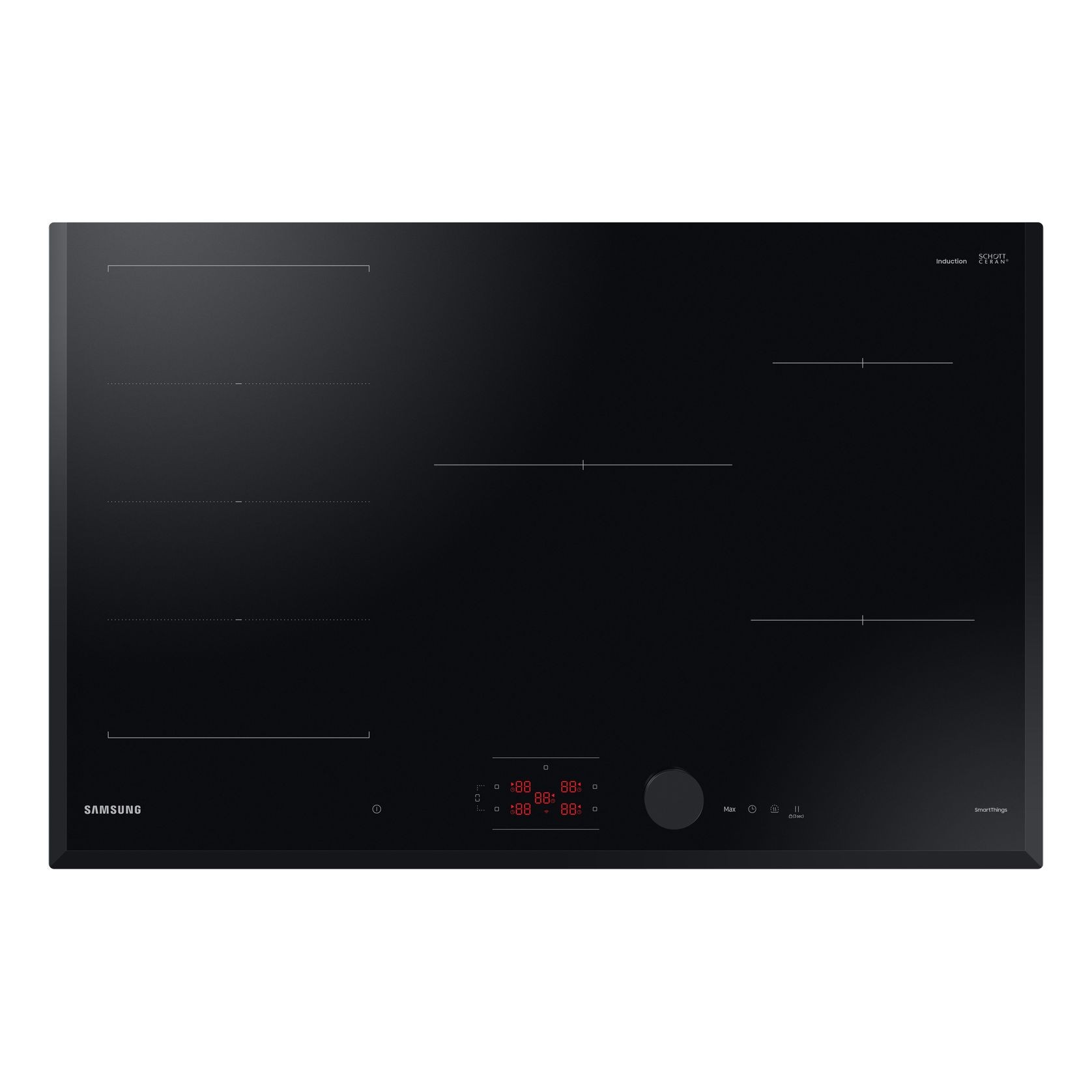5 Burner Induction Cooktop - Flex Zone Plus gallery detail image