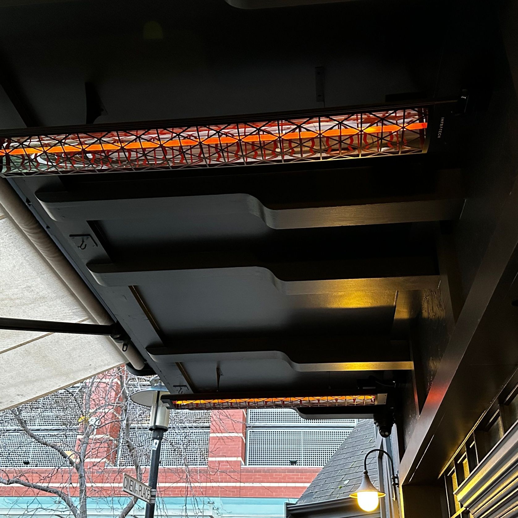 C40 4000W Black/Contemporary Facia Infrared Heater gallery detail image