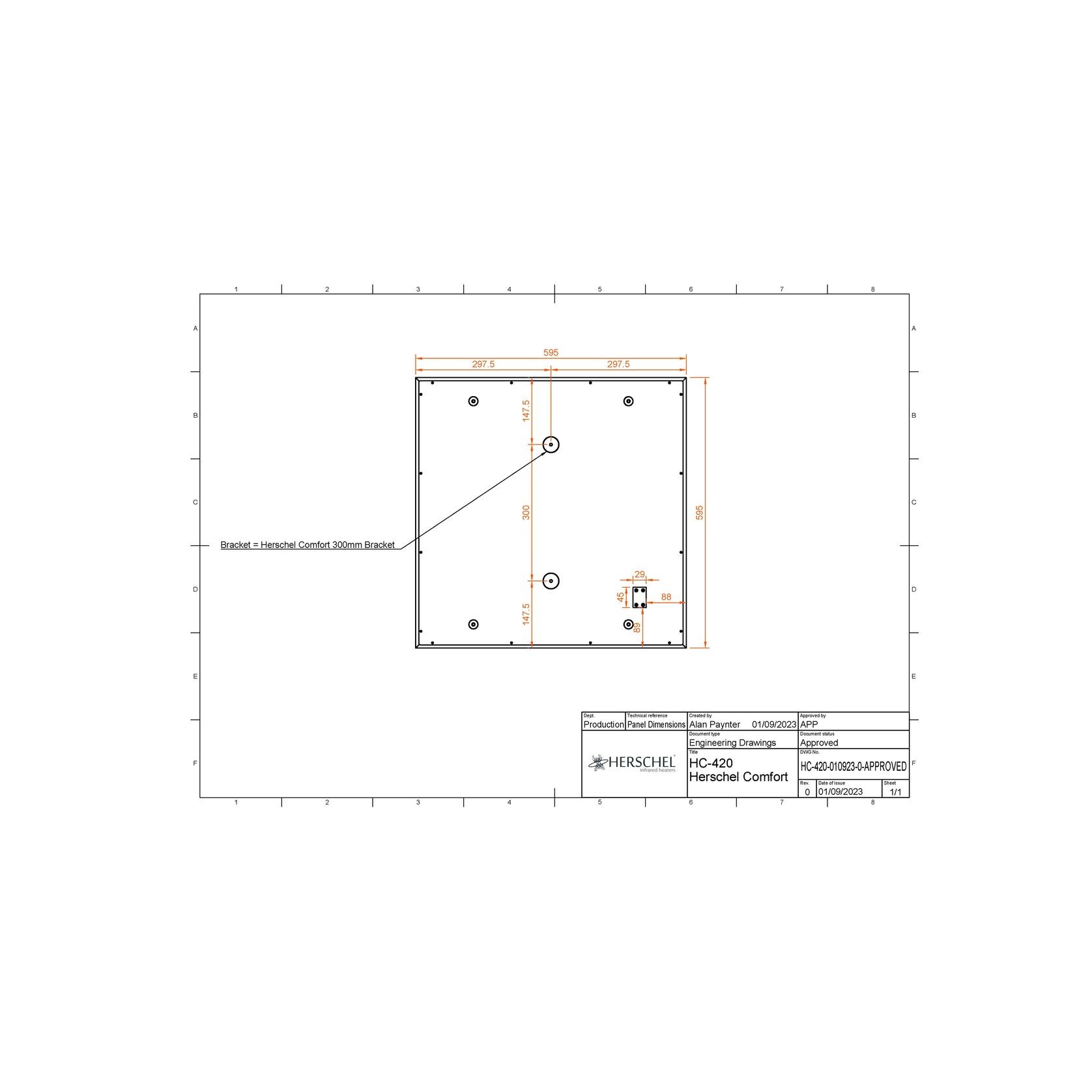 Comfort – White Infrared Heating Panel gallery detail image