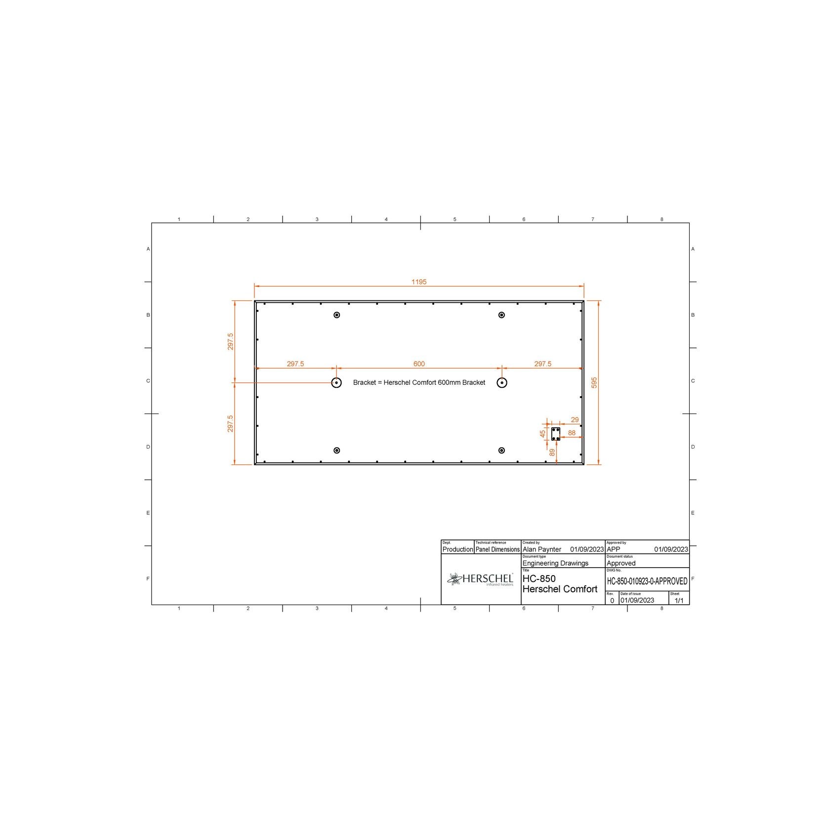 Comfort – White Infrared Heating Panel gallery detail image