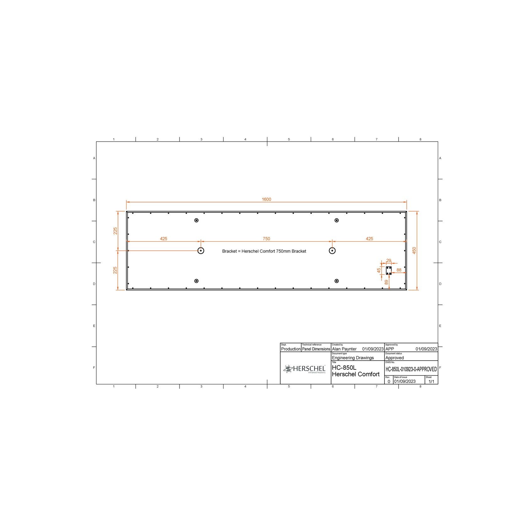 Comfort – White Infrared Heating Panel gallery detail image