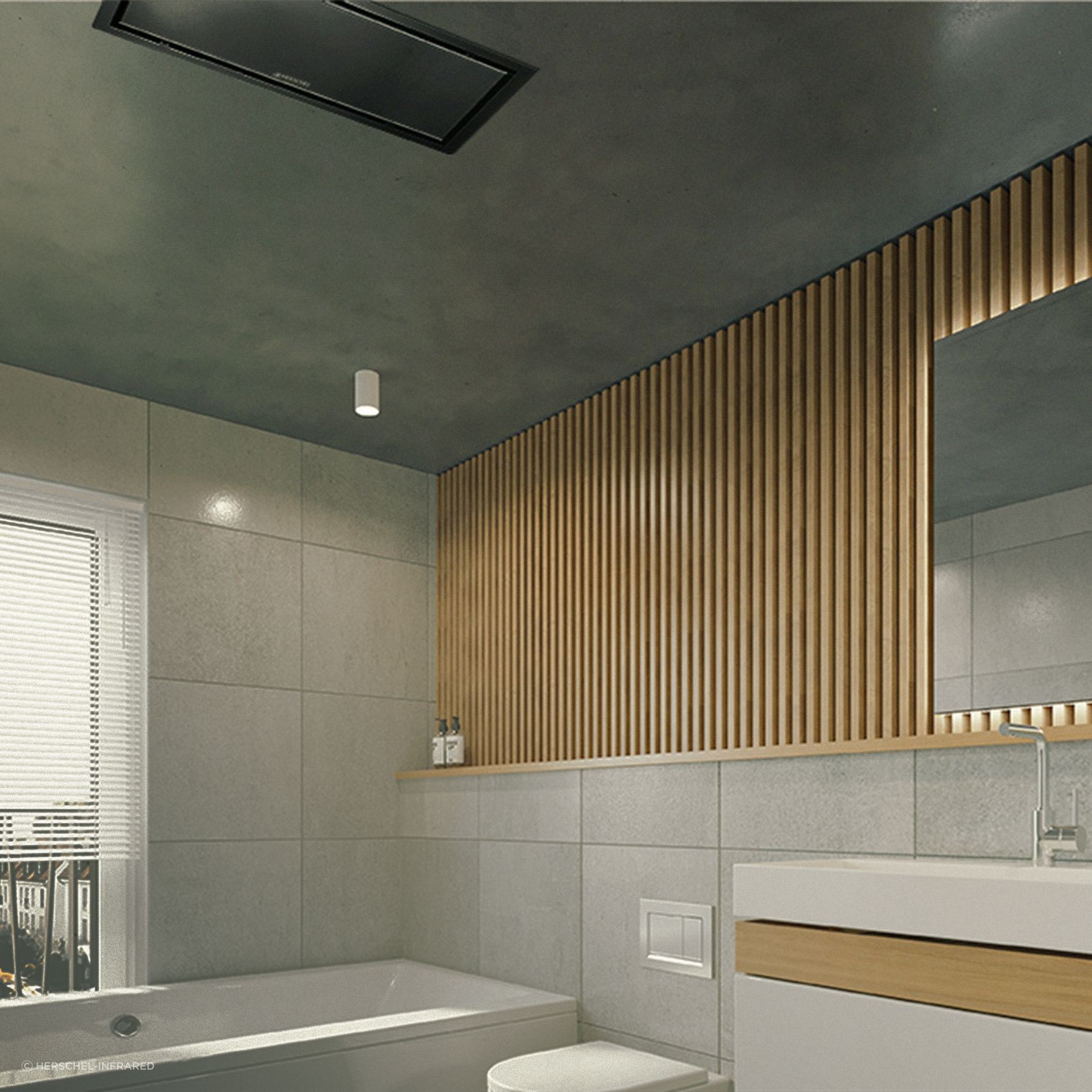 Krystal — Ceiling Heater & Installation Kit gallery detail image